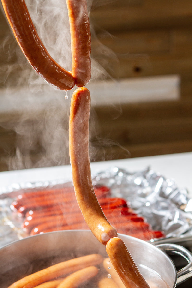 Snap-O-Razzo  Beef & Pork Hot Dogs - Linked & Maple Wood Smoked